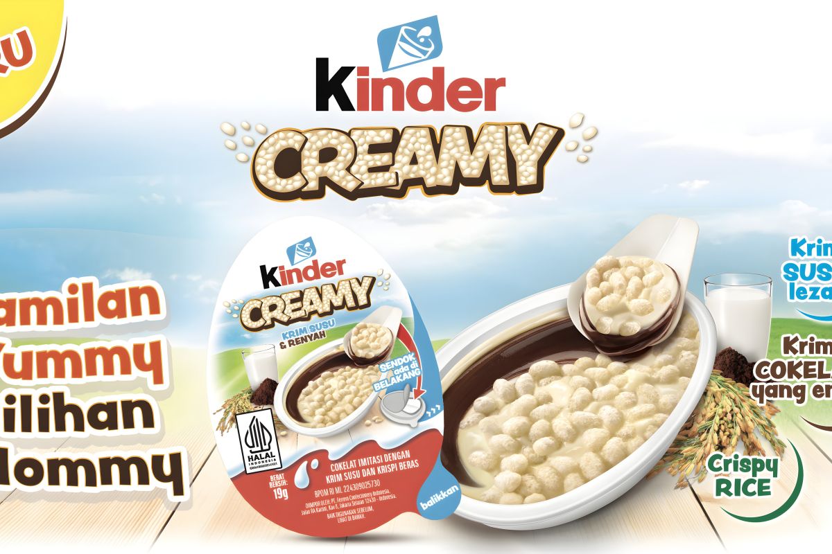 Ferrero perkenalkan produk baru ‘Kinder Creamy’ di Indonesia